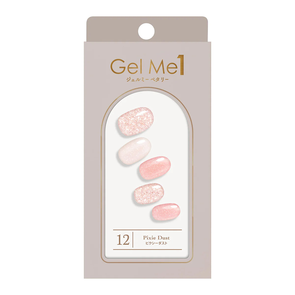 Gel Me1 Japan|12. Pixie Dust|指甲貼|Semi Cured Gel