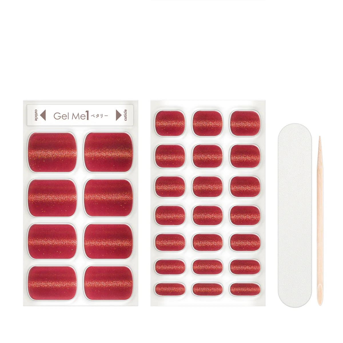 best red toe nail wraps