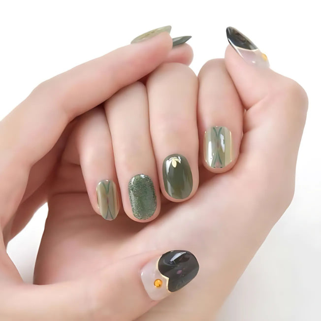 Ohora Disney | Anna Nail Stickers|NP-045-JC | 指甲貼 | Semi Cured Gel