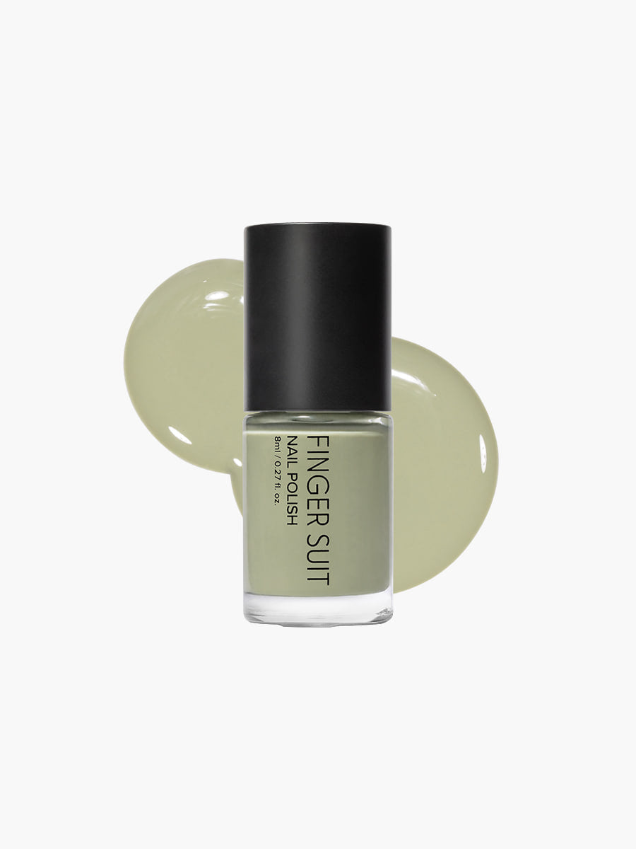 Finger Suit | Ash Olive|Jennie同款「玉石美甲」 | 指甲油 | Solid Color Nail Polish玉石橄欖綠指甲油 | Jennie 同款