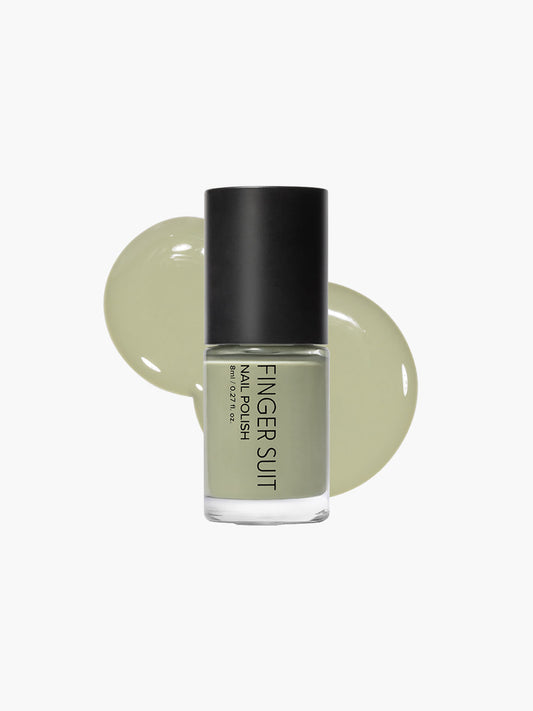 Finger Suit | Ash Olive|Jennie同款「玉石美甲」 | 指甲油 | Solid Color Nail Polish玉石橄欖綠指甲油 | Jennie 同款