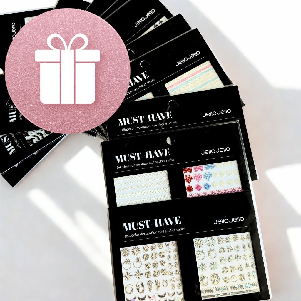 🎁 FREE | Made in Korea Nail Deco Stickers (random design)