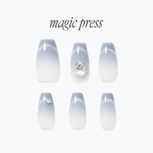 Dashing Diva Magic Press- Bless (Coffin) | 穿戴甲| Press On Nail