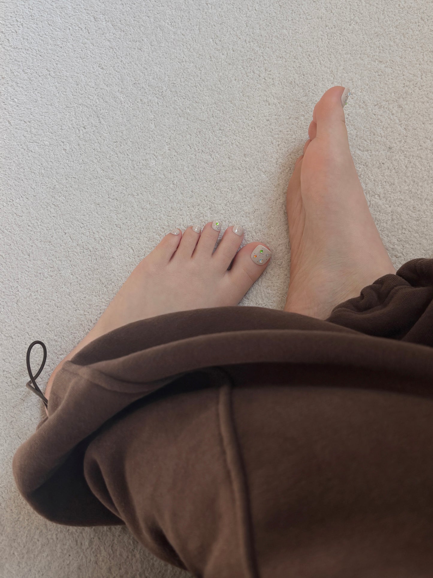 Finger Suit Cereal Pedi | 穿戴甲(腳甲)| Press On Pedicure