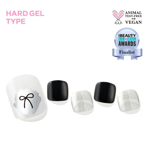 Edgeu Chic Ribbon Metal | 腳甲貼| Hard Gel
