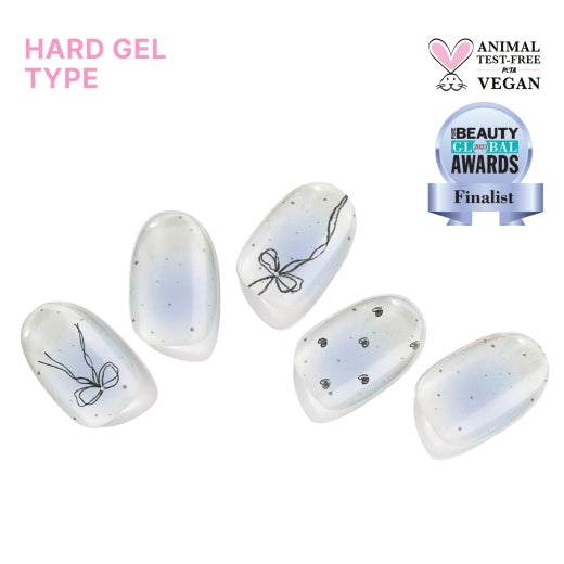 Edgeu ENA461 Blue Ribbon Ink|指甲貼|Hard Gel