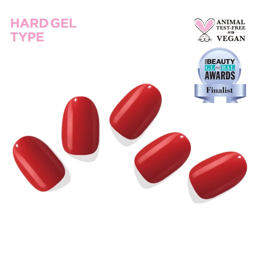 Signal Red(I)|指甲貼|Hard Gel |Edgeu