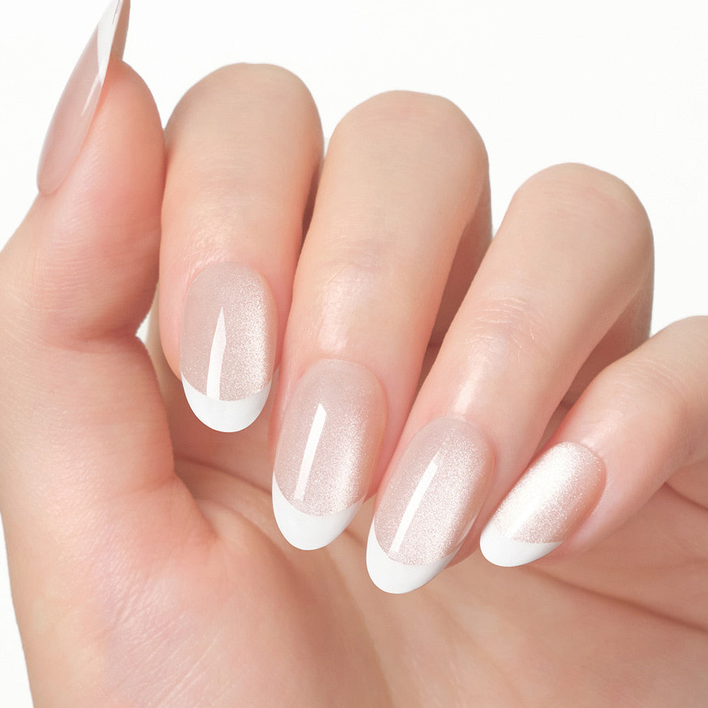 Bridal Press On Pedicure