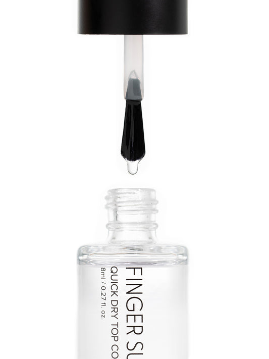 Fingersuit Quick Dry Topcoat|指甲油快乾面油 | 指甲油 | Nail Polish Top Coat|快乾面油 Topcoat | 透明光澤 速乾持久