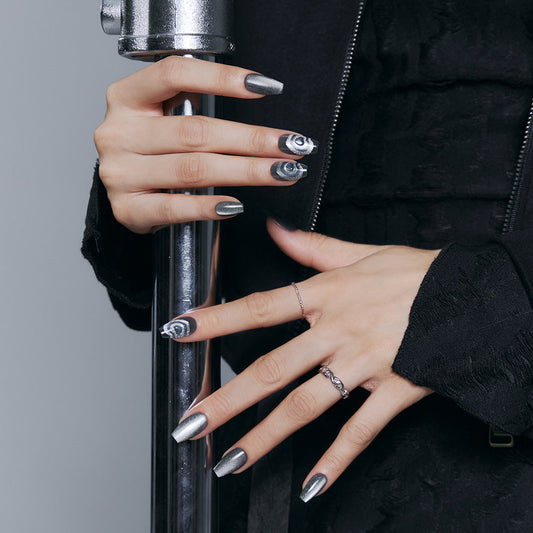 心心貓眼穿戴甲