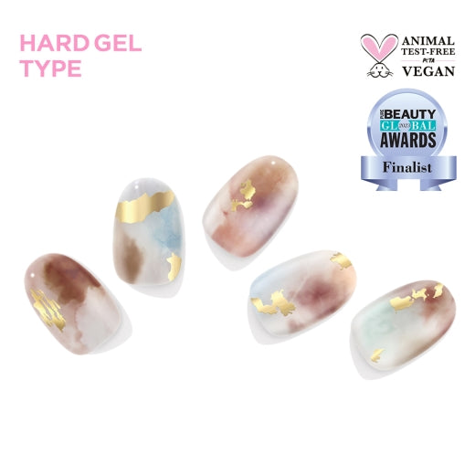 Gentle Marble|指甲貼|Hard Gel |Edgeu