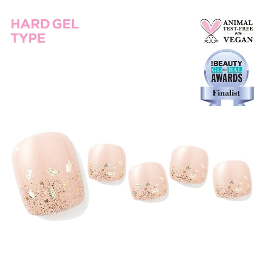 Golden Beach|腳甲貼|Hard Gel |Edgeu