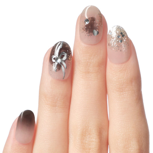 黑色型格穿戴甲 韓國穿戴甲 Dashing Diva Magic press HK 香港