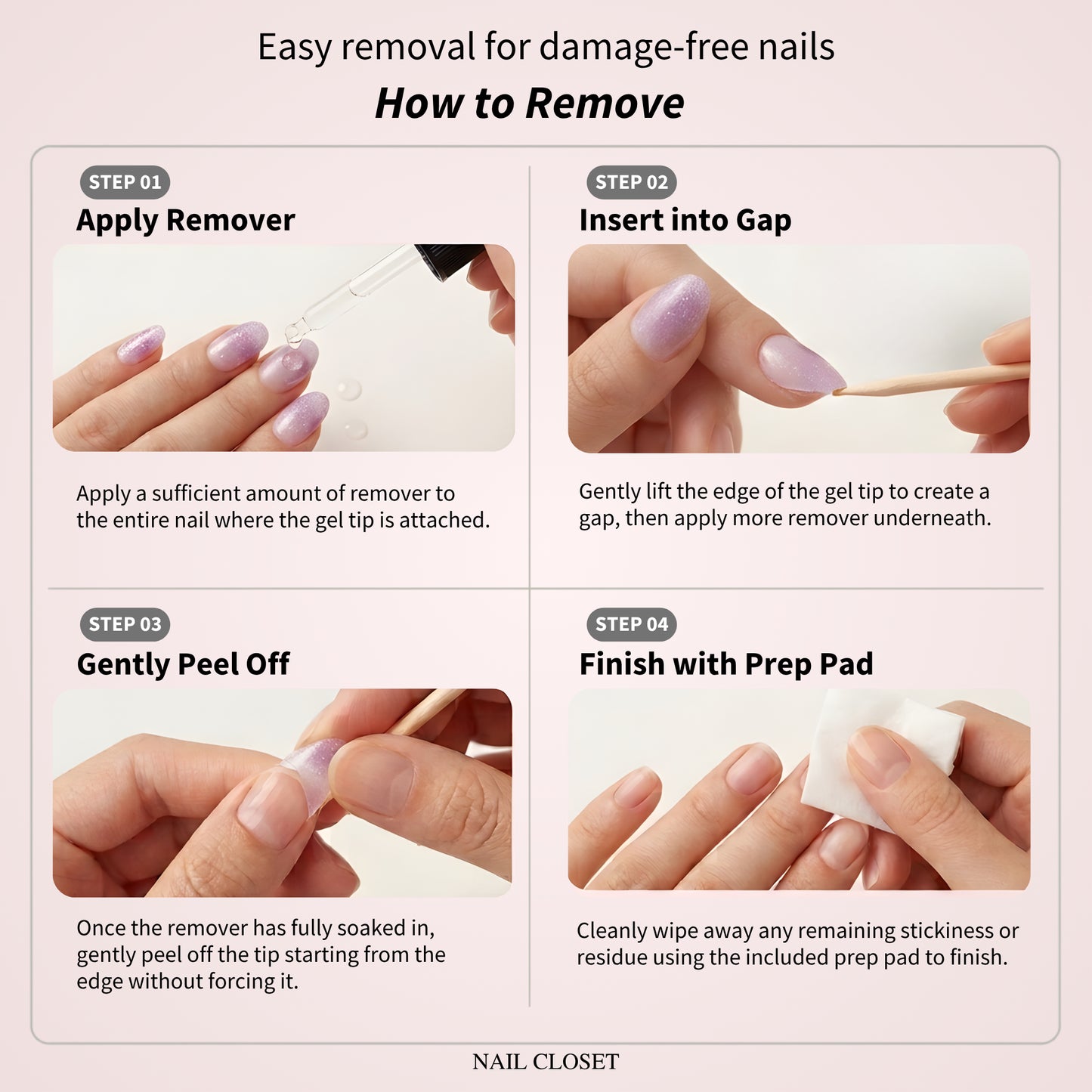 how to remove ohora gel nail tips