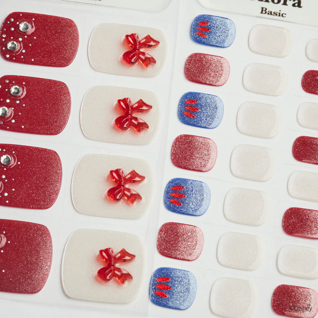 Ohora Japan Disney|P Snow White's Tale | 白雪公主腳甲貼|腳甲貼|Semi Cured Gel