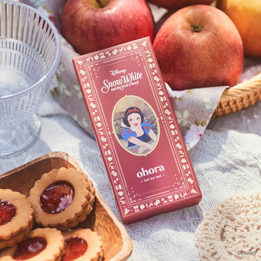 Ohora Japan Disney|N Snow White's Apple | 白雪公主指甲貼|指甲貼|Semi Cured Gel