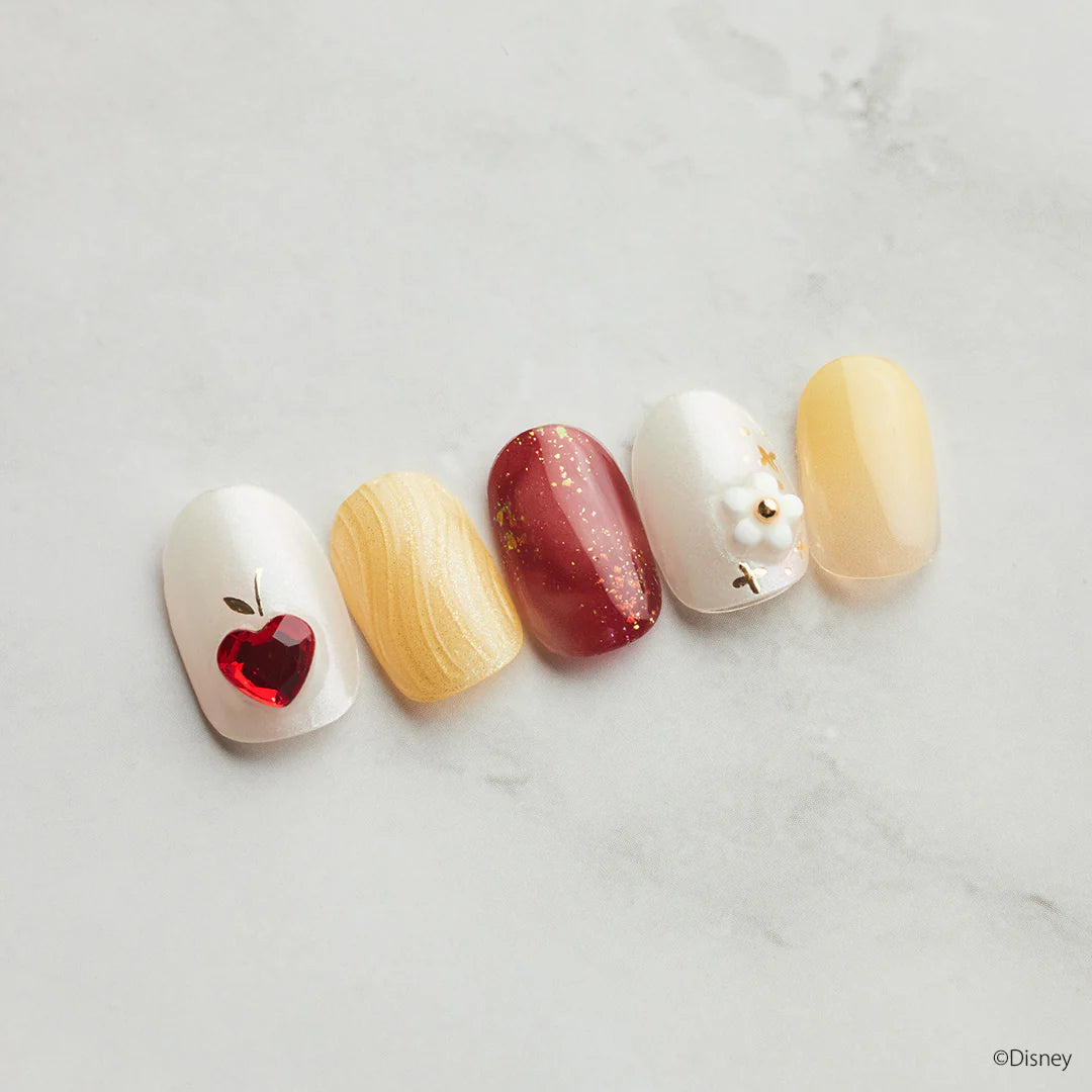 Ohora Japan Disney|N Snow White's Apple | 白雪公主指甲貼|指甲貼|Semi Cured Gel