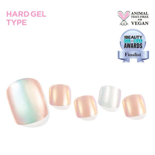 Edgeu Ice Aurora Mirror | 腳甲貼| Hard Gel