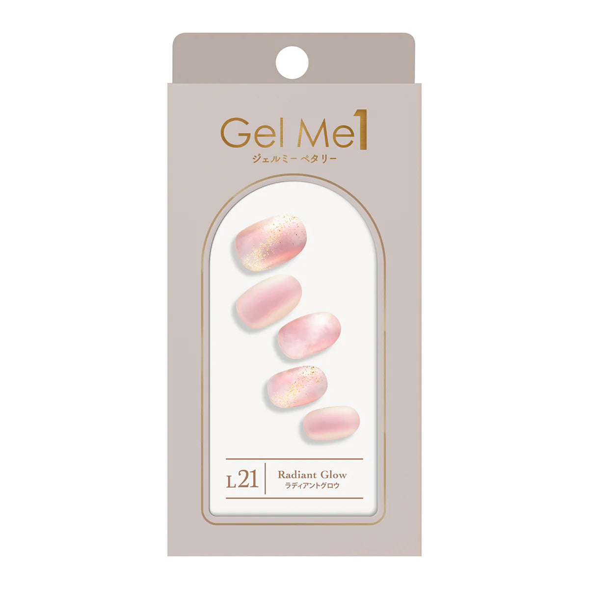Gel Me1 Japan|L21 Radiant Glow|指甲貼|Semi Cured Gel