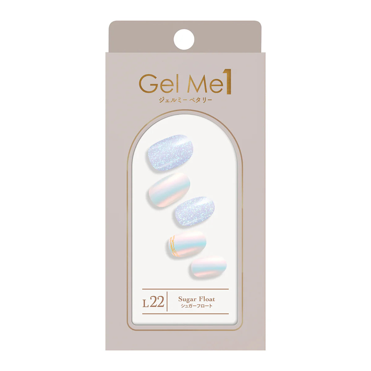 Gel Me1 Japan|L22 Sugar Float|指甲貼|Semi Cured Gel