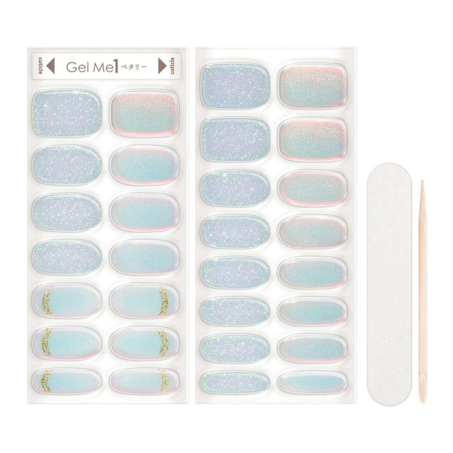 Gel Me1 Japan|L22 Sugar Float|指甲貼|Semi Cured Gel