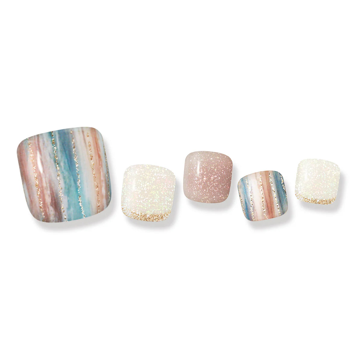 Gel Me1 Japan|L23 Luminous Sand|腳甲貼|Semi Cured Gel