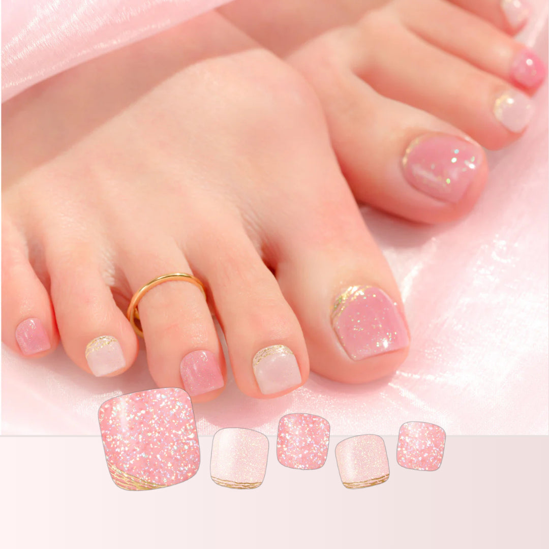 Gel Me1 Japan|L24 Prism Sherbet|腳甲貼|Semi Cured Gel