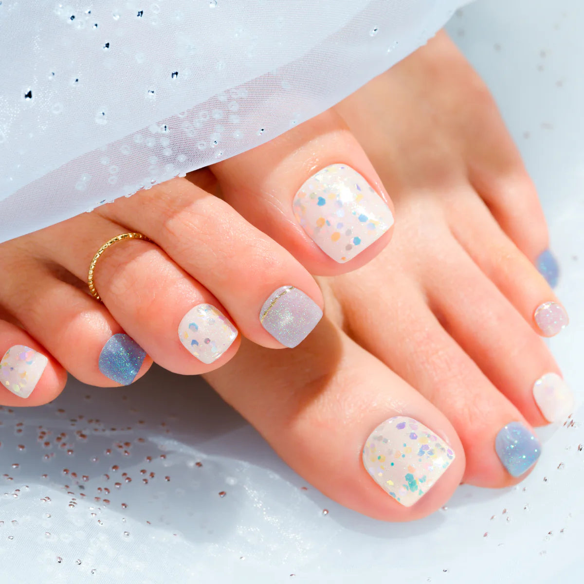 Gel Me1 Japan|L25 Popping Bubble|腳甲貼|Semi Cured Gel