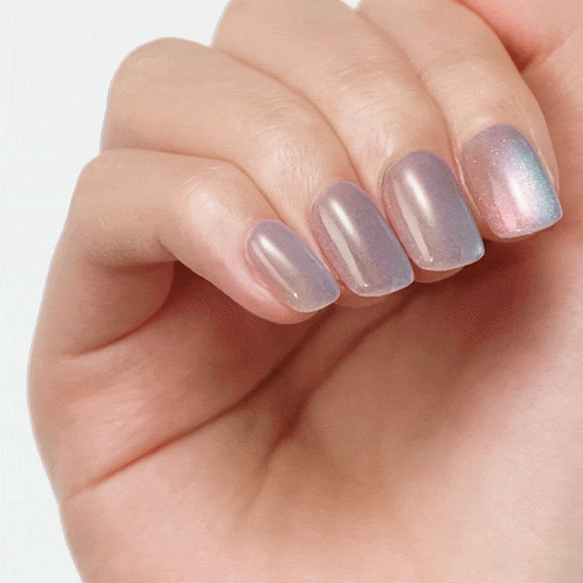 Dashing Diva Magic Press- Aurora Blue (Regular Round) | 穿戴甲| Press On Nail