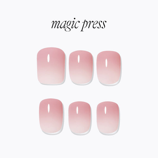 Dashing Diva Magic Press- Bear Pink (Short Square) | 穿戴甲| Press On Nail