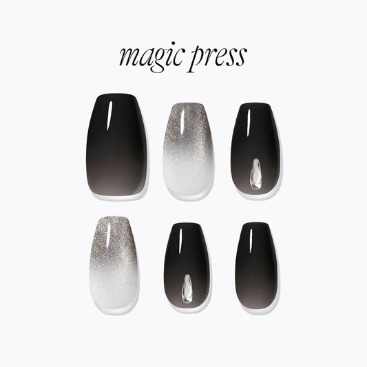Dashing Diva Magic Press- Blackout (Coffin) | 穿戴甲| Press On Nail