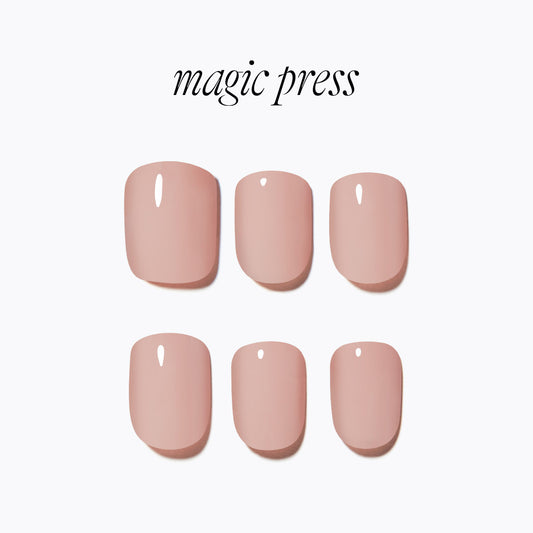 Dashing Diva Magic Press-Brick Rose (Short Square) | 穿戴甲| Press On Nail