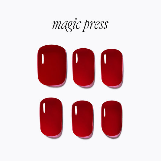 Dashing Diva Magic Press- Burgundy (regular round) | 穿戴甲| Press On Nail