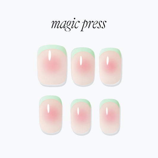 Dashing Diva Magic Press- Cheek Melon (Regular Round) | 穿戴甲| Press On Nail