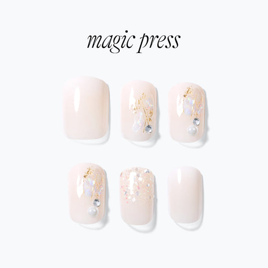 Dashing Diva Magic Press- Clear Shine (Regular Round) | 穿戴甲| Press On Nail