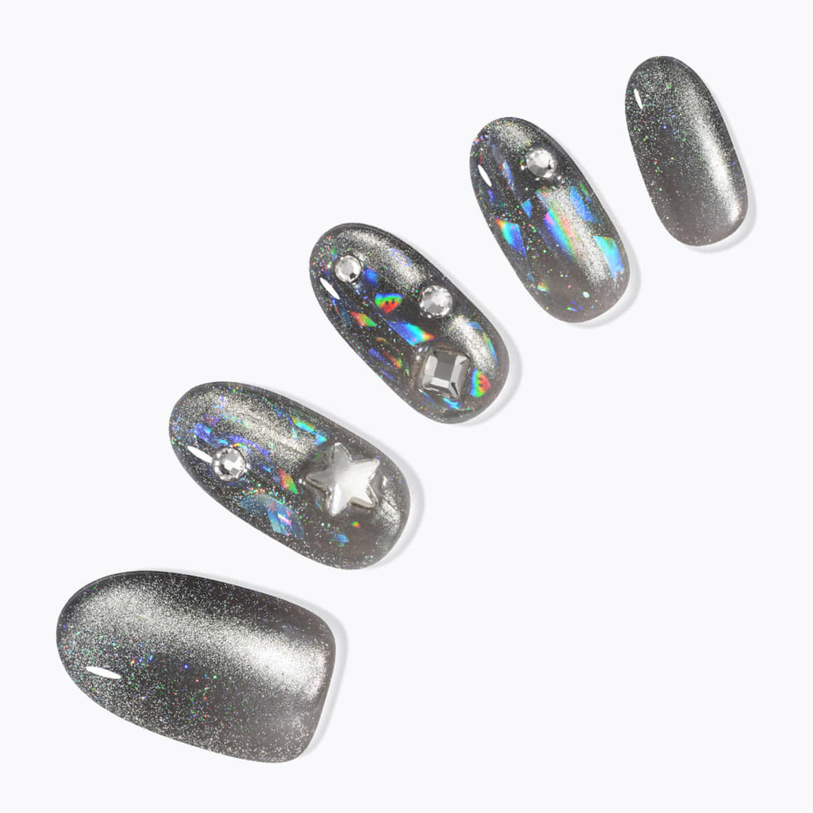 Dashing Diva Magic Press- Crystal Night (Almond) | 穿戴甲| Press On Nail