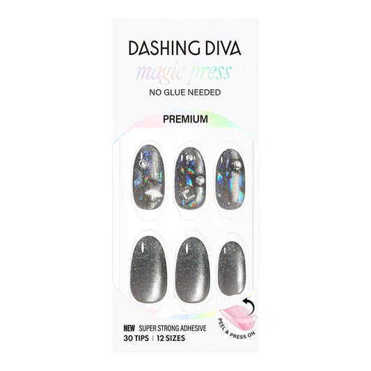 Dashing Diva Magic Press- Crystal Night (Almond) | 穿戴甲| Press On Nail