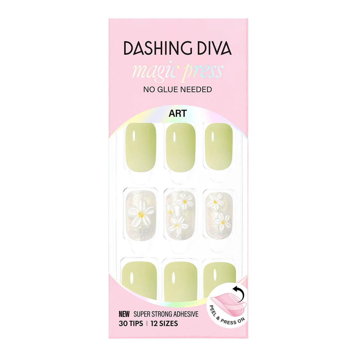 Dashing Diva Magic Press- Flowering (Regular Round) | 穿戴甲| Press On Nail
