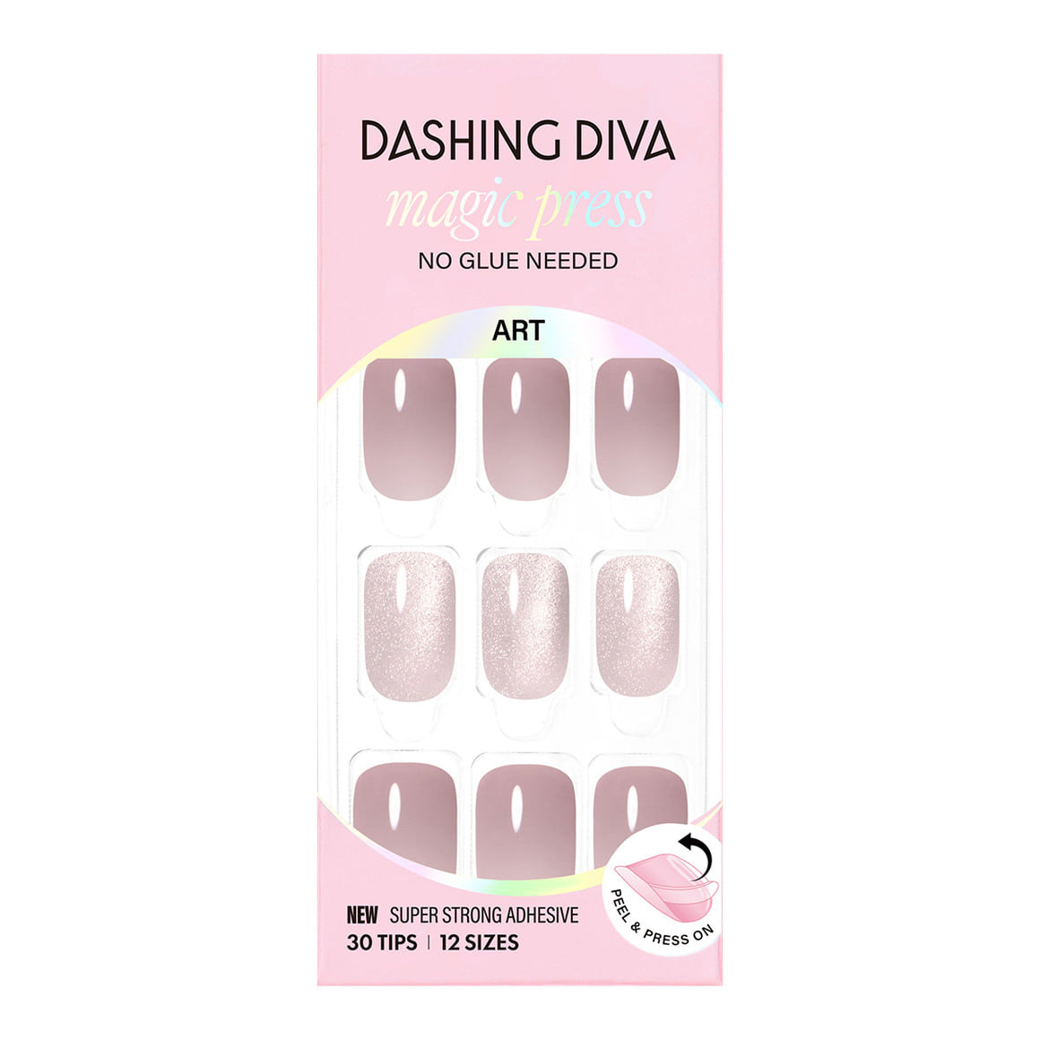 Dashing Diva Magic Press- Gleaming Violet (Regular Round) | 穿戴甲| Press On Nail