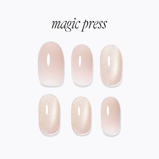 Dashing Diva Magic Press- Glimming Cream (Long Oval) | 穿戴甲| Press On Nail