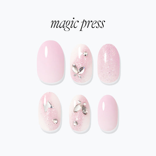 Dashing Diva Magic Press- Lavender Haze (Regular Oval) | 穿戴甲| Press On Nail