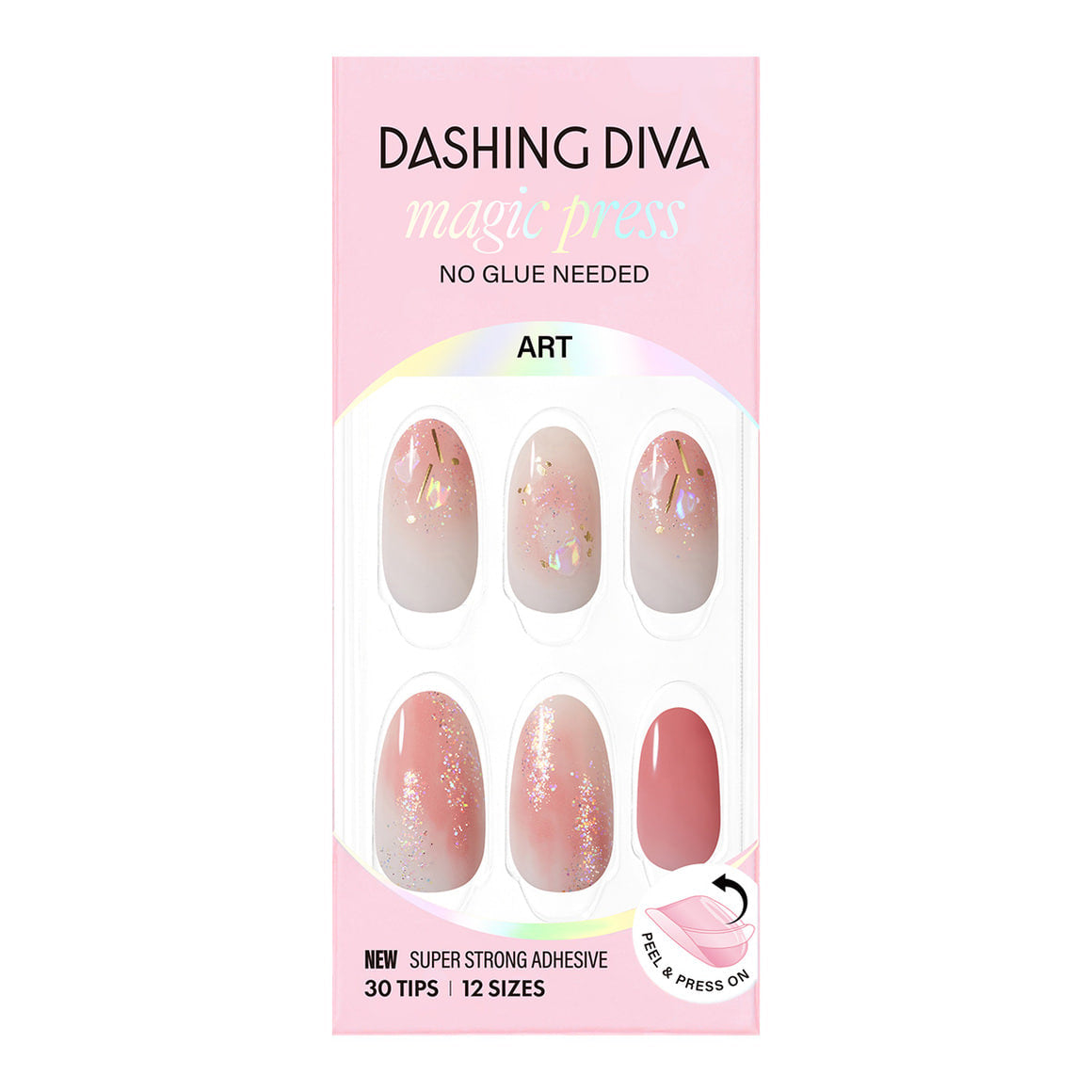 Dashing Diva Magic Press- Love Delight (Almond) | 穿戴甲| Press On Nail