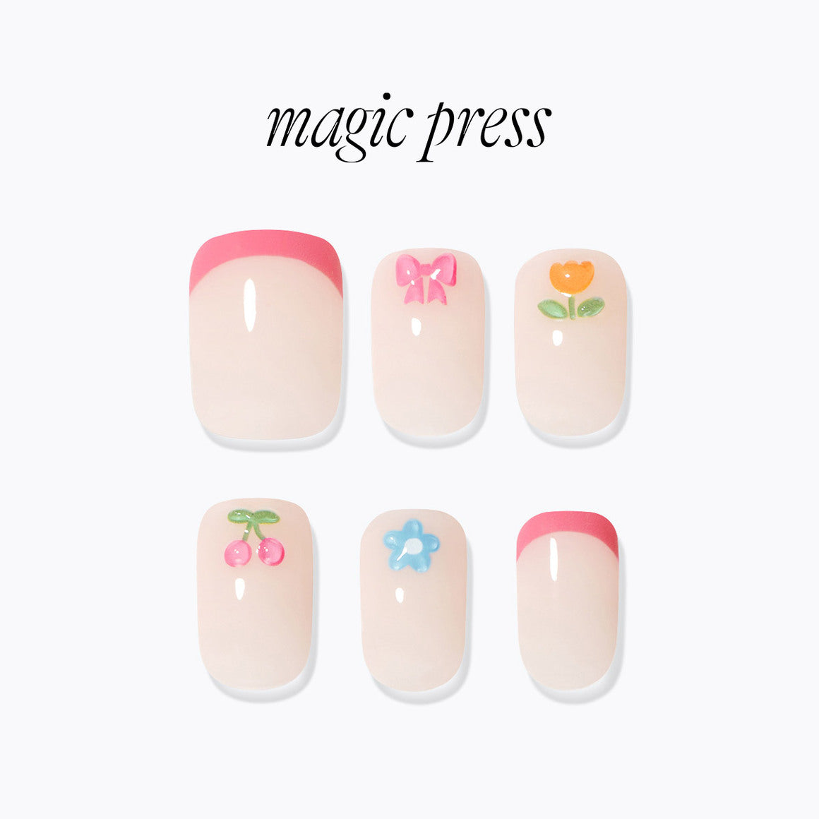 Dashing Diva Magic Press- Mini Mini (Regular Round) | 穿戴甲| Press On Nail
