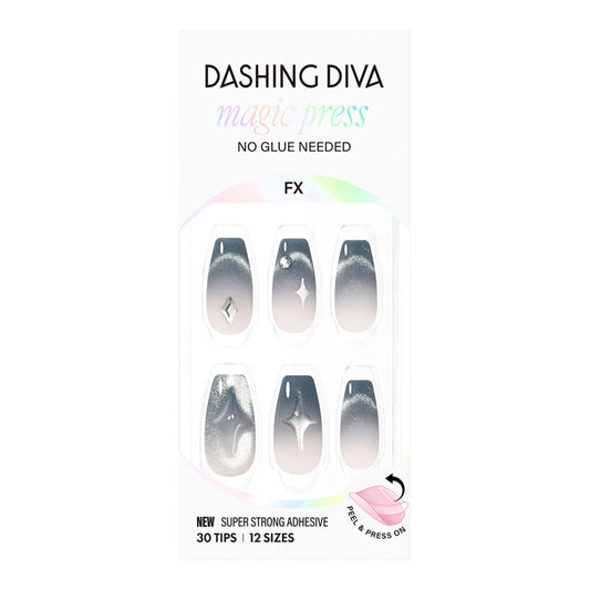 Dashing Diva Magic Press- Mystic Star (Coffin) | 穿戴甲| Press On Nail