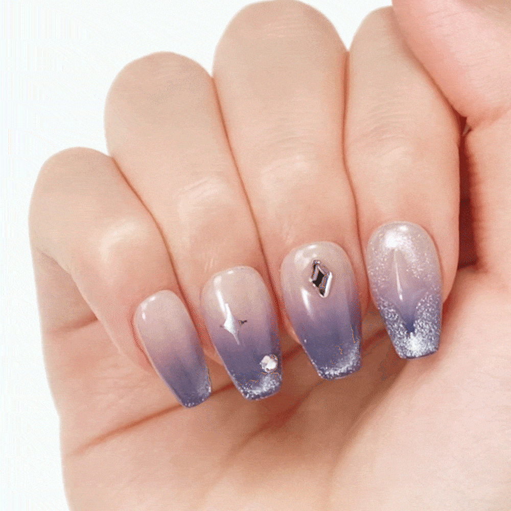 Dashing Diva Magic Press- Mystic Star (Coffin) | 穿戴甲| Press On Nail