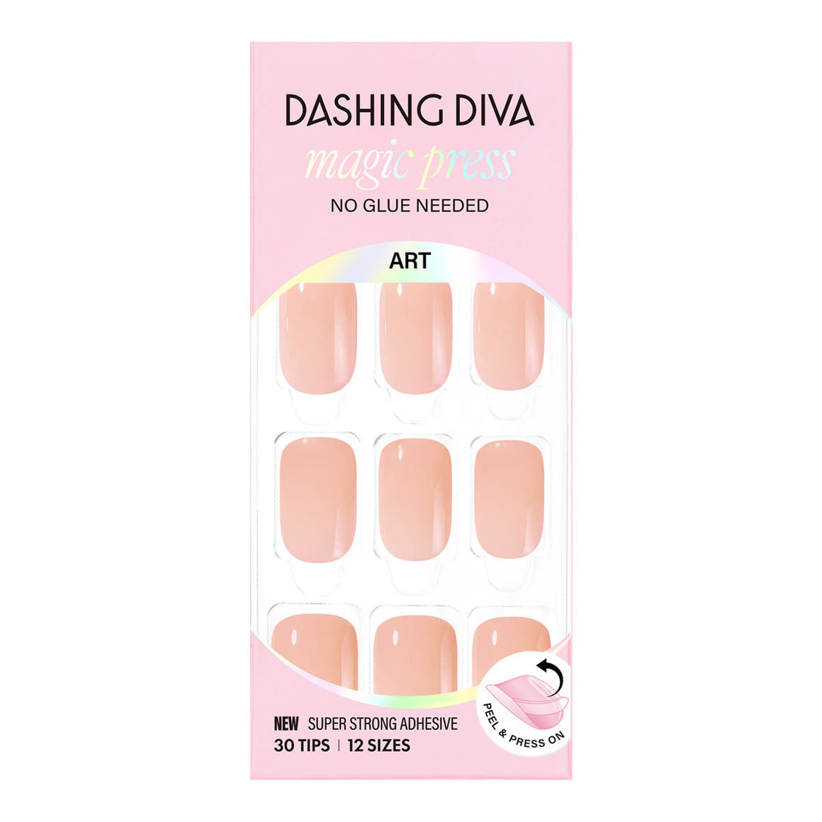 Dashing Diva Magic Press- Nude Pink (Regular Round) | 穿戴甲| Press On Nail