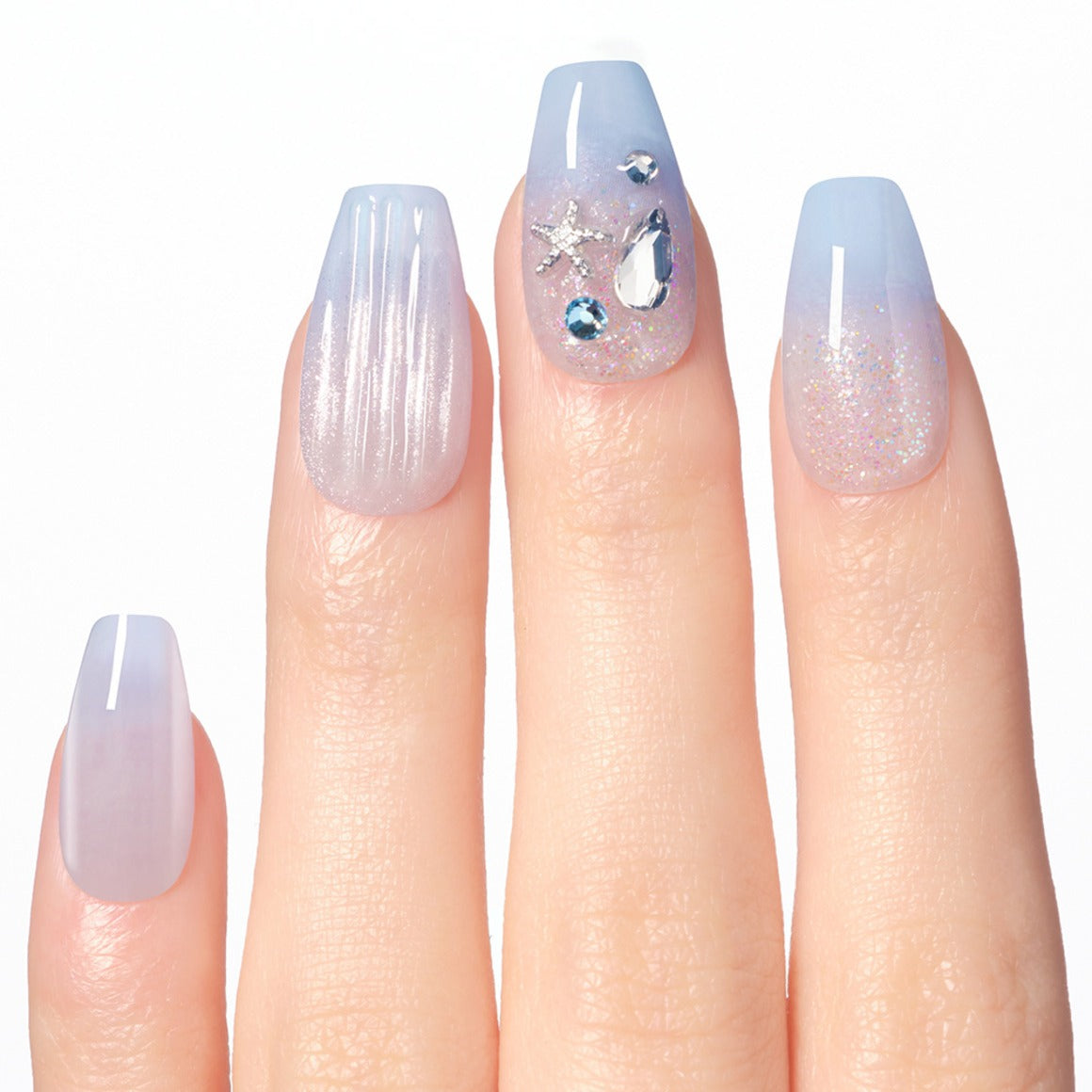 Dashing Diva Magic Press- Ocean Fizz (Coffin) | 穿戴甲| Press On Nail