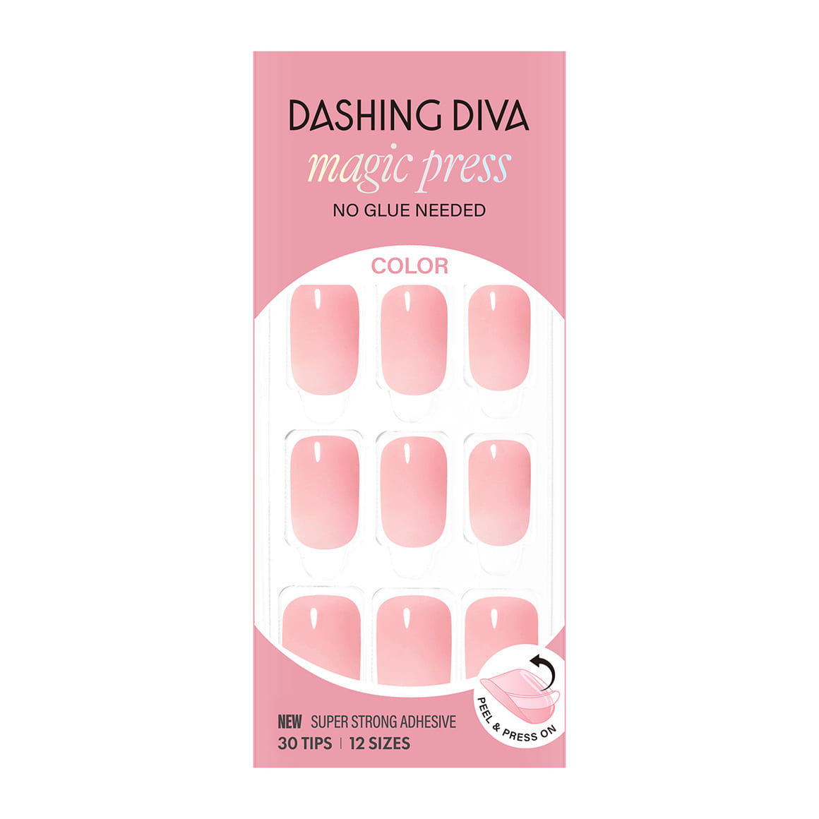 Dashing Diva Magic Press- Posh Pink (Regular Round) | 穿戴甲| Press On Nail