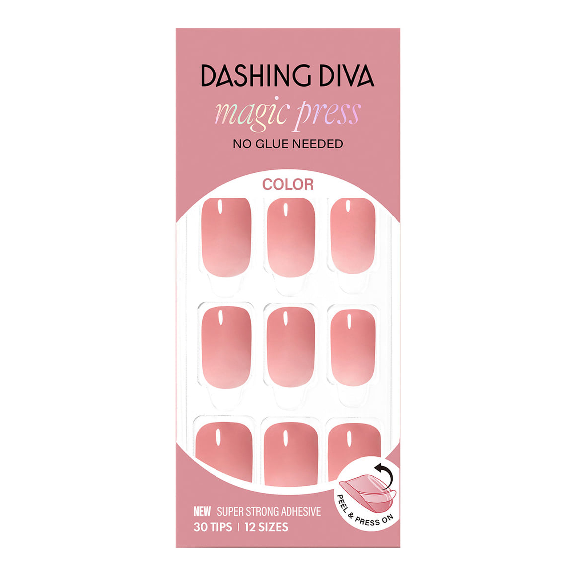 Dashing Diva Magic Press- Rosie (Regular Round or Short Square) | 穿戴甲| Press On Nail