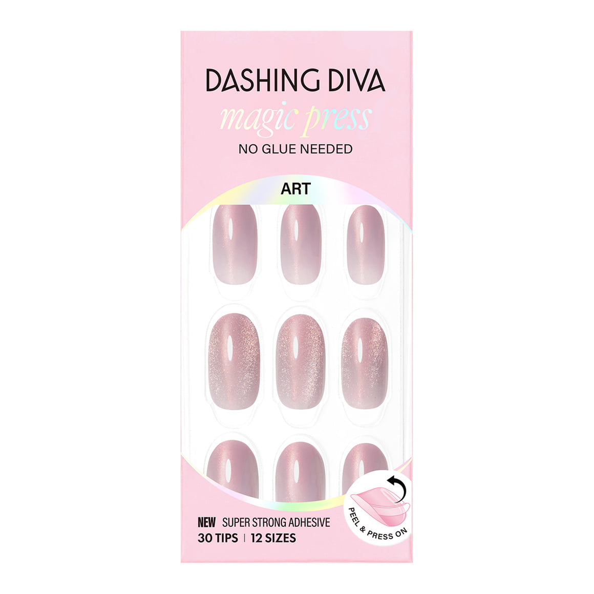 Dashing Diva Magic Press- Silk Violet (long oval) | 穿戴甲| Press On Nail
